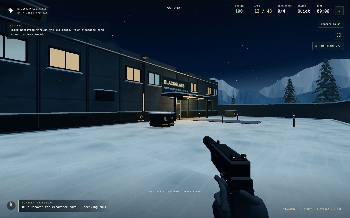 Operation Blackglass — Browser game preview