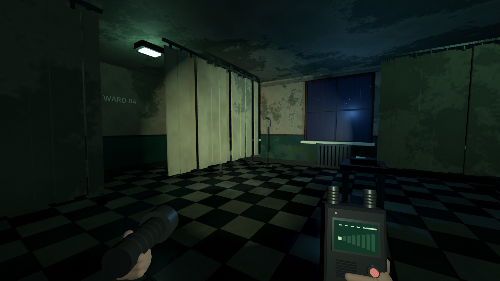 An abandoned ward in Hollow Signal's earlier Bellwether campaign